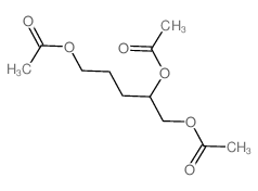 1,5-二乙酰基氧基-2-乙酸戊酯结构式