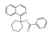 Cyclohexanol,1-(1-isoquinolinyl)-, 1-benzoate Structure