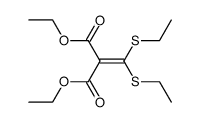 diethyl[bis(ethylsulfanyl)methylene]malonate Structure