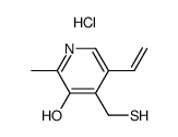 2-methyl-3-hydroxy-4-mercaptomethyl-5-vinylpyridine hydrochloride Structure