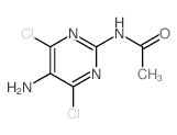 Acetamide,N-(5-amino-4,6-dichloro-2-pyrimidinyl)- Structure