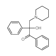 1-Propanone,2-hydroxy-1,2-diphenyl-3-(1-piperidinyl)- picture