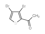 1-(3,4-二溴-2-噻吩)-1-乙酮结构式