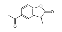 5-acetyl-3-methyl-1,3-benzoxazol-2-one Structure