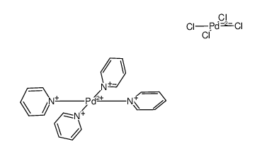 tetrapyridine palladium (II) tetrachloropalladate (II)结构式