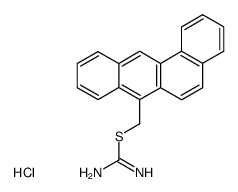 S-benz[a]anthracen-7-ylmethyl-isothiourea; hydrochloride结构式