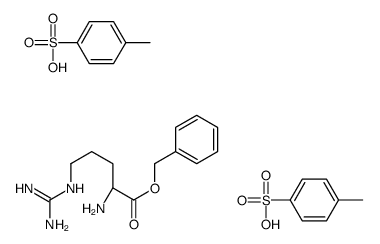 O-benzyl-L-arginine bis(toluene-p-sulphonate)结构式