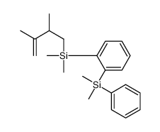 2,3-dimethylbut-3-enyl-[2-[dimethyl(phenyl)silyl]phenyl]-dimethylsilane结构式