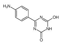 6-(4-aminophenyl)-1H-1,3,5-triazine-2,4-dione结构式