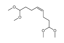 (Z)-1,1,8,8-tetramethoxyoct-4-ene结构式