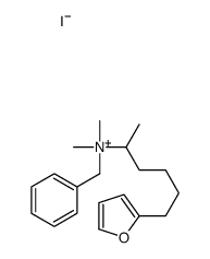 benzyl-[6-(furan-2-yl)hexan-2-yl]-dimethylazanium,iodide Structure