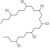 Chlorinated paraffin Structure