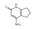 4-氨基-1,5,6,7-四氢-2H-环戊并[b]吡啶-2-酮结构式