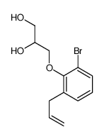 3-(2-Allyl-6-bromophenoxy)-1,2-propanediol Structure