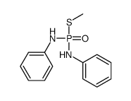 N-[anilino(methylsulfanyl)phosphoryl]aniline结构式