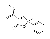 5-甲基-2-氧代-5-苯基-2,5-二氢呋喃-3-羧酸乙酯结构式
