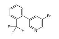 3-BROMO-5-(2-(TRIFLUOROMETHYL)PHENYL)PYRIDINE Structure