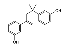 3-[4-(3-hydroxyphenyl)-4-methylpent-1-en-2-yl]phenol结构式