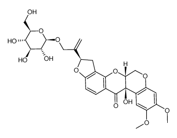 Dalbinol 2'-O-β-D-glucopyranoside Structure