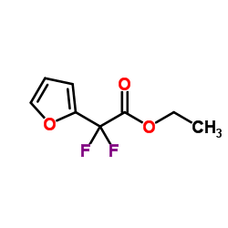 alpha,alpha-Difluoro-2-furanacetic acid ethyl ester结构式