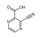 Pyrazinecarboxylic acid, 3-cyano- (9CI)结构式