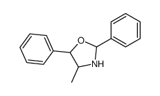 4-methyl-2,5-diphenyl-1,3-oxazolidine结构式