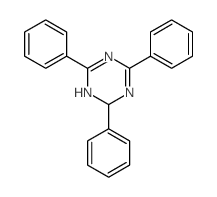 1,3,5-Triazine,1,2-dihydro-2,4,6-triphenyl-结构式