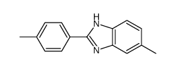 5-甲基-2-对甲苯-1H-苯并咪唑结构式
