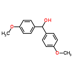 Bis(4-methoxyphenyl)methanol Structure