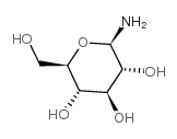 beta-D-Glucopyranosylamine Structure