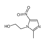2-(2-methyl-5-nitro-imidazol-1-yl)ethoxyphosphonic acid结构式