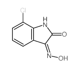 7-chloro-3-(hydroxyamino)indol-2-one结构式