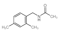 N-[(2,4-dimethylphenyl)methyl]acetamide结构式