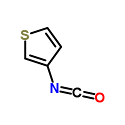 3-噻吩异氰酸酯结构式