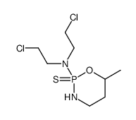 N,N-bis(2-chloroethyl)-6-methyl-2-sulfanylidene-1-oxa-3-aza-2$l^{5}-ph osphacyclohexan-2-amine结构式