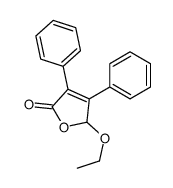 2-ethoxy-3,4-diphenyl-2H-furan-5-one结构式