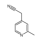 2-(2-甲基吡啶-4-基)乙腈结构式