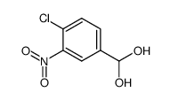 4-chloro-3-nitrobenzaldehyde hydrate结构式