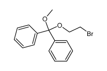 (2-bromo-ethoxy)-methoxy-diphenyl-methane结构式