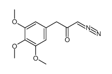 1-diazo-3-(3,4,5-trimethoxyphenyl)propan-2-one Structure