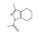 1-(3-methyl-4,5,6,7-tetrahydroindazol-1-yl)ethanone结构式