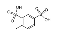 2,4-dimethyl-benzene-1,3-disulfonic acid Structure