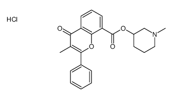 (1-methylpiperidin-3-yl) 3-methyl-4-oxo-2-phenylchromene-8-carboxylate,hydrochloride结构式