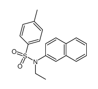 N-ethyl-N-[2]naphthyl-toluene-4-sulfonamide Structure