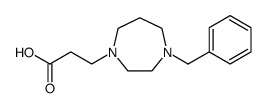 3-(4-BENZYL-[1,4]DIAZEPAN-1-YL)-PROPIONIC ACID Structure