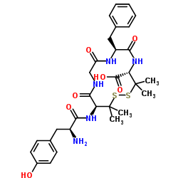 (D-Pen2,Pen5)-Enkephalin structure