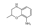 2-甲基-3,4-二氢-2H-苯并[1,4]噁嗪-8-胺结构式