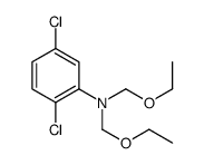 2,5-dichloro-N,N-bis(ethoxymethyl)aniline Structure