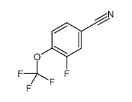 3-fluoro-4-(trifluoromethoxy)benzonitrile Structure