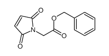 benzyl 2-(2,5-dioxopyrrol-1-yl)acetate结构式